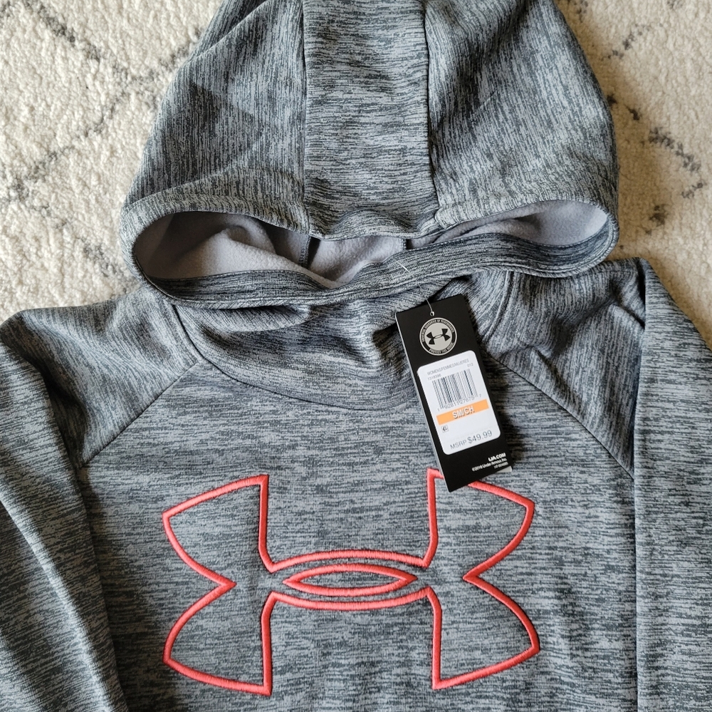 Under Armour Woman's Logo hoodie small Grey - Picture 3 of 6